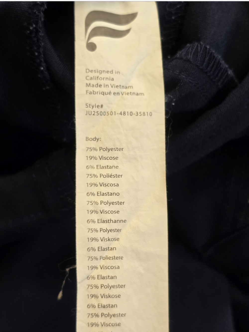 Fabletics PonteFlex Empower Scrub Jumpsuit Navy Blue Size M - Picture 16 of 16